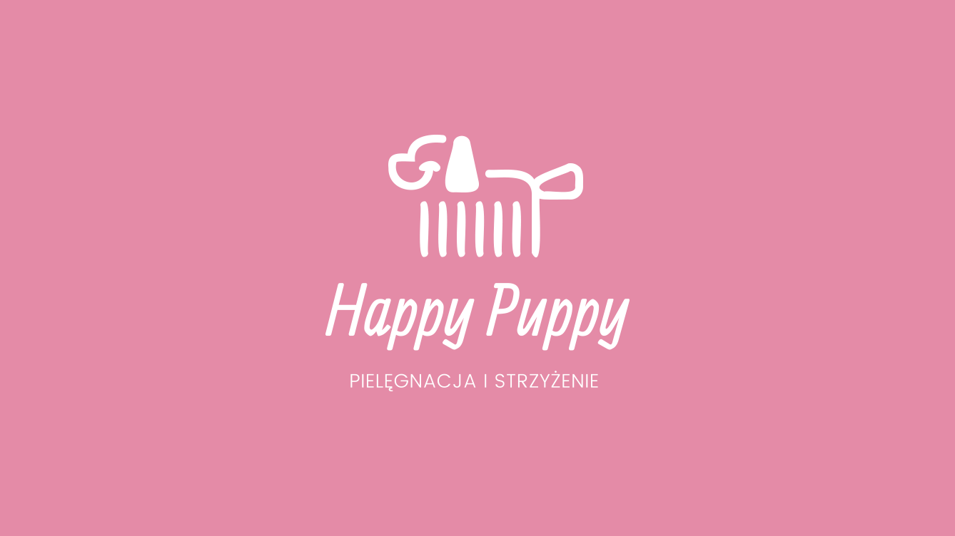 Logo dla Happy Puppy w wersji animowanej